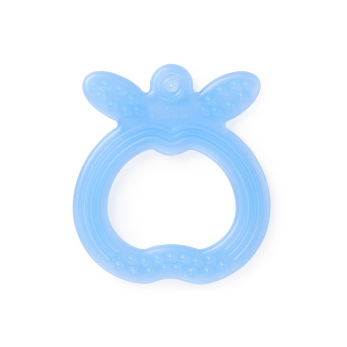 Прорезыватель силиконовый, 0 +., голубой