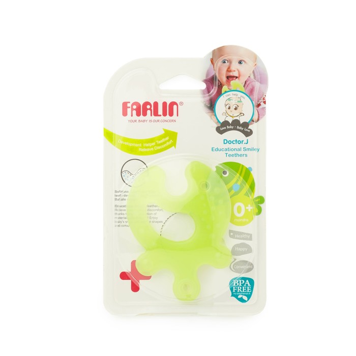 Прорезыватель "Головоломка", салатовый