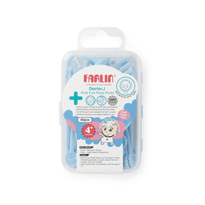 Флоссер детский, голубой, от 4 мес.