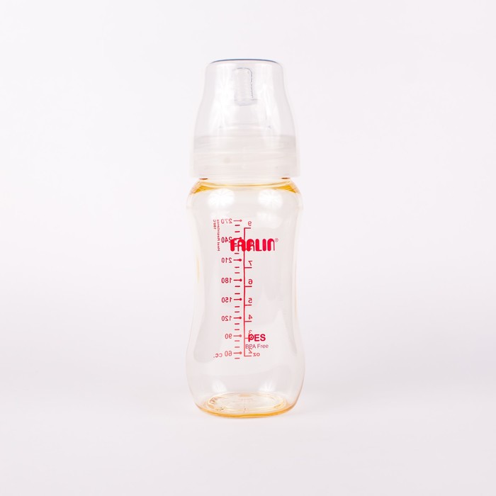 Бутылочка для кормления из полиэфирсульфона с широким горлышком, 270 мл.