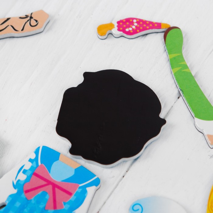 Набор развивающих магнитов "Переодень девочку "Принцесса"