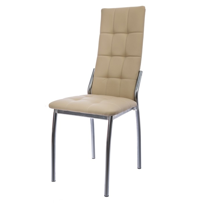 Стул "Чинзано" цвет обивки кремовый, каркас хром