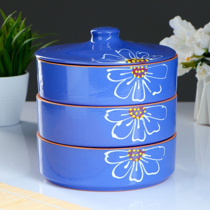 Набор для холодца "Цветок" фиолетовый (размер 1шт 57х172мм)