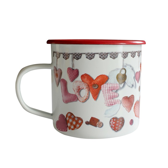 Кружка "Сердечки любви", 570 мл