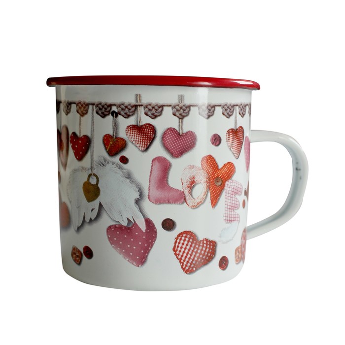 Кружка "Сердечки любви", 570 мл