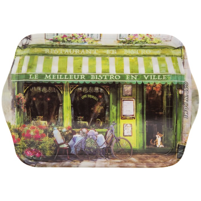 Поднос сервировочный 21 х 14 см "Парижское бистро"