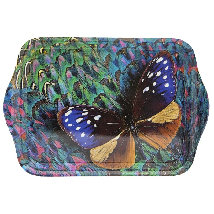 Поднос сервировочный 21 х 14 см "Волшебная бабочка"