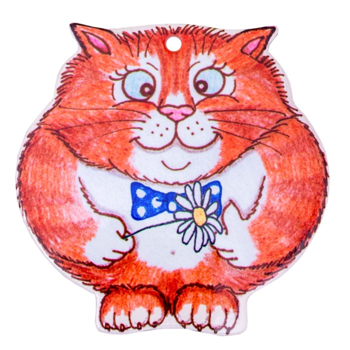 Подставка под горячее 20 х 20 см "Рыжий Кот", с настенным подвесом