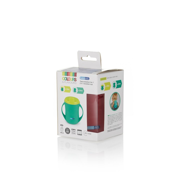 Чашка поильник 2 в 1, 210 мл, с 18 мес.