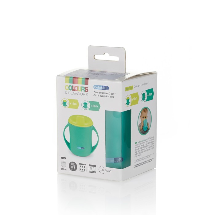 Чашка поильник 2 в 1, 210 мл, с 18 мес.