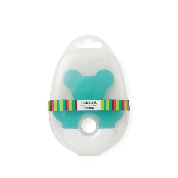 Силиконовый прорезыватель для зубов, голубой