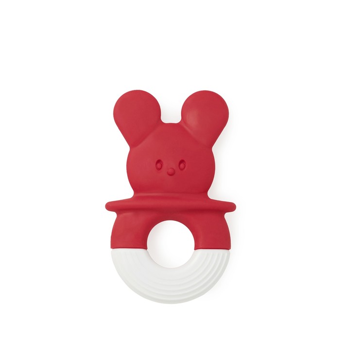 Силиконовый прорезыватель для зубов, розовый