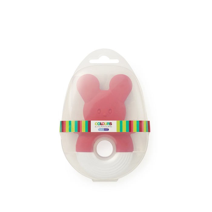 Силиконовый прорезыватель для зубов, розовый