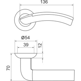 

Ручка раздельная Armadillo Libra LD27-1SN/CP-3 TECH, кв. 8х140 мм, цвет матовый хром/хром