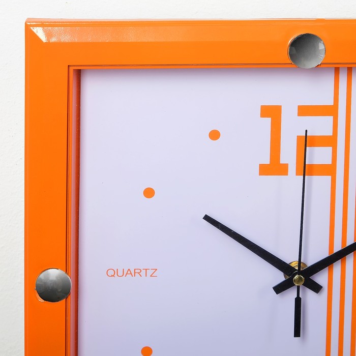 Часы настенные квадрат, циферблат с узорами, микс 30*30