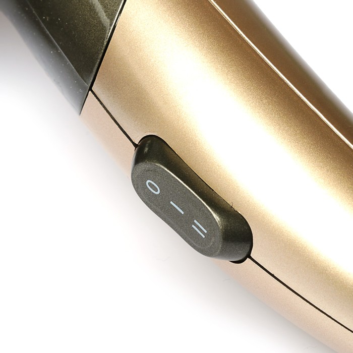 Фен Sinbo SHD 7065, 2000 Вт, 2 скорости. 2 температуры, черно-золотистый