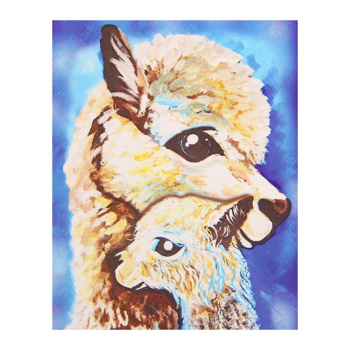 Алмазная картина "Мама и дитя" 17*21 см