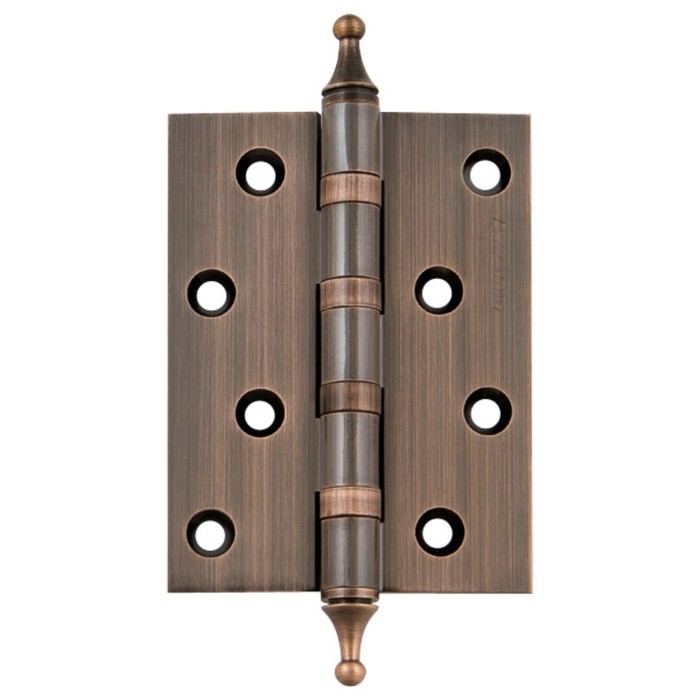 Петля универсальная Armadillo 500-A4 100x75x3 AC, цвет медь, 2 шт.