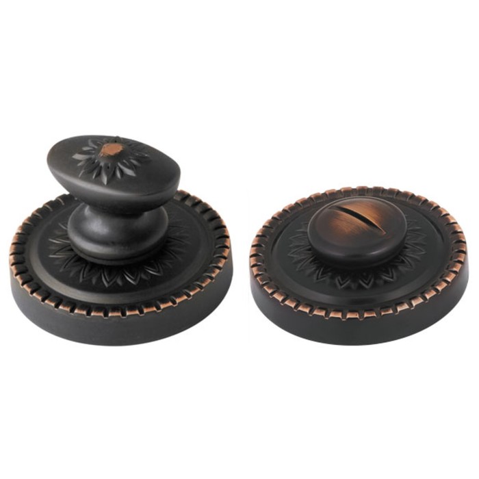 Ручка поворотная Armadillo WC-BOLT BK6/CL ABL-18, цвет темная медь