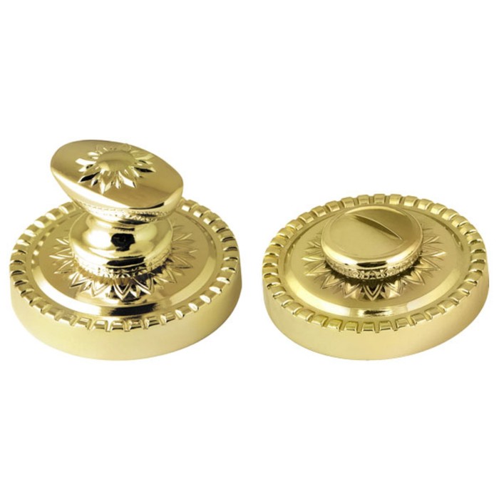 Ручка поворотная Armadillo WC-BOLT BK6/CL GP-2, цвет золото