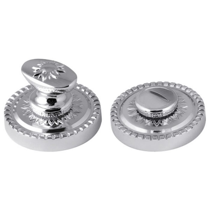 Ручка поворотная Armadillo WC-BOLT BK6/CL-CP-8, цвет хром