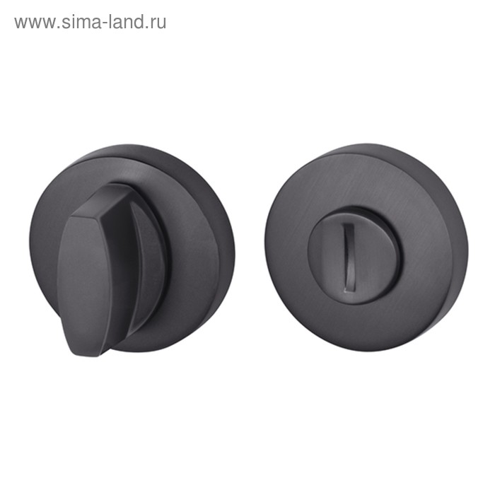 Ручка поворотная Armadillo WC-BOLT BK6/URB BPVD-77, цвет вороненый хром ручка поворотная armadillo bk6 r urb52 wc bolt bk6 urb bpvd 77 вороненый никель