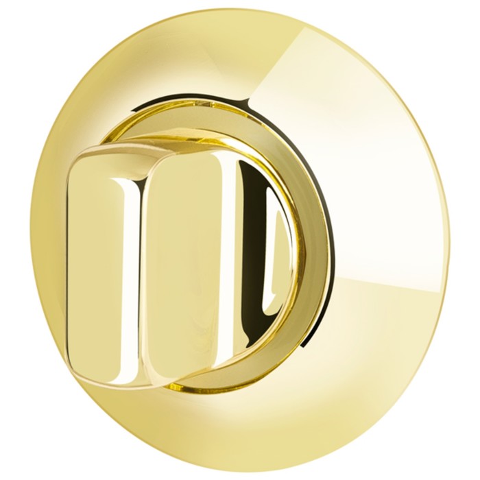 Ручка поворотная Armadillo WC-BOLT BKW8-1GP/SG-5, без о/п, цвет золото/матовое золото