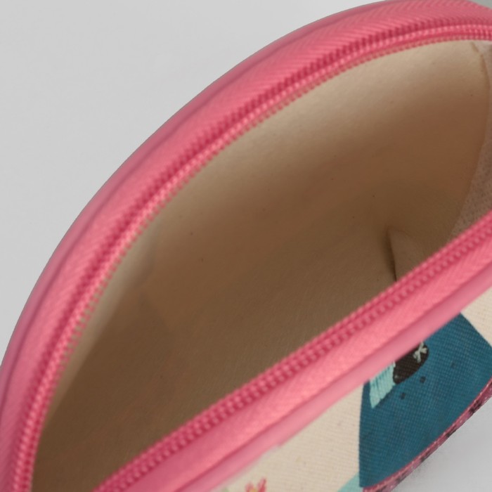 Набор косметичек 3 в 1, отдел на молнии, цвет розовый