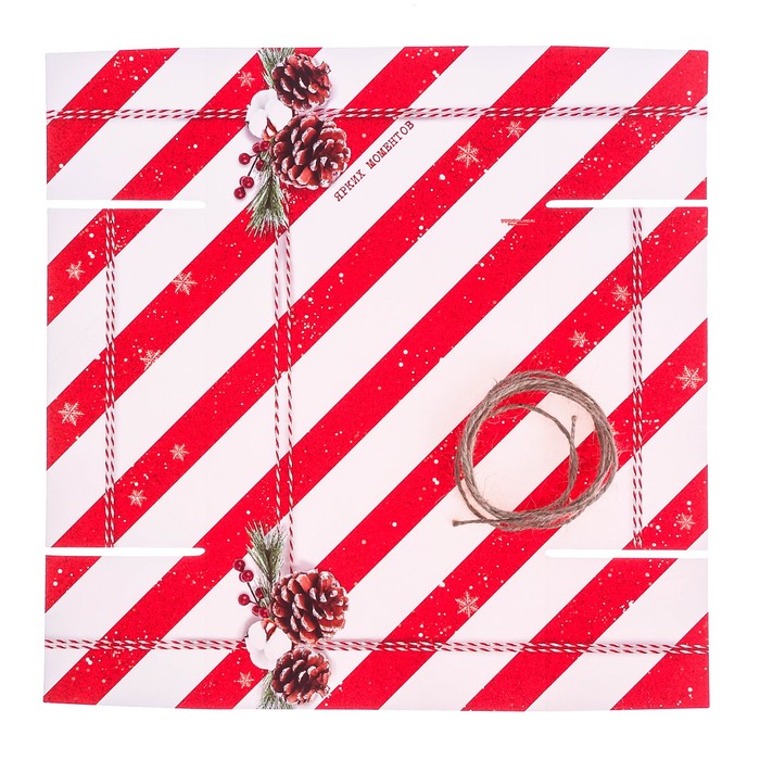 Коробка для капкейка с PVC крышкой «Ярких моментов», 16 х 16 х 7,5 см