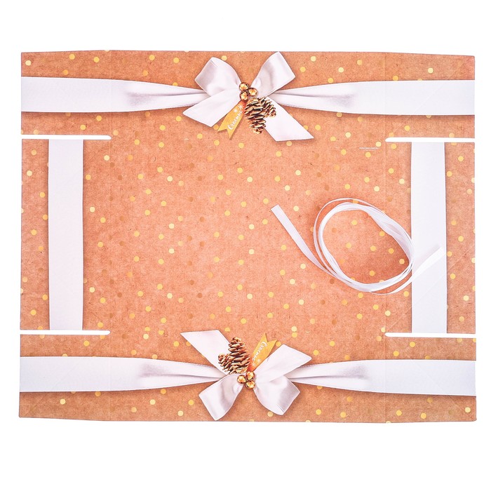 Коробка для капкейка с PVC крышкой «Счастья», 16 х 23 х 7,5 см