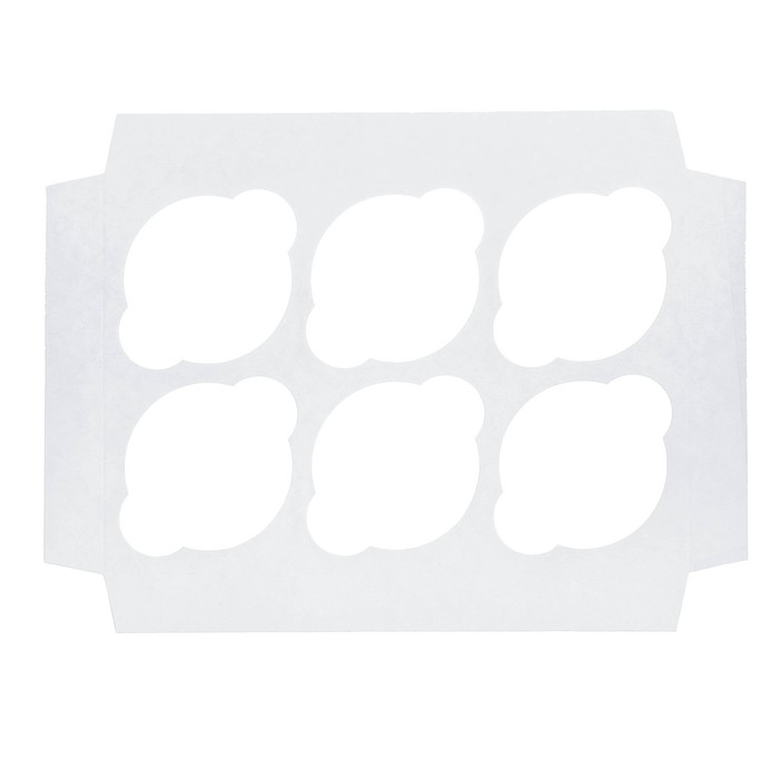 Коробка для капкейка с PVC крышкой «Счастья», 16 х 23 х 7,5 см