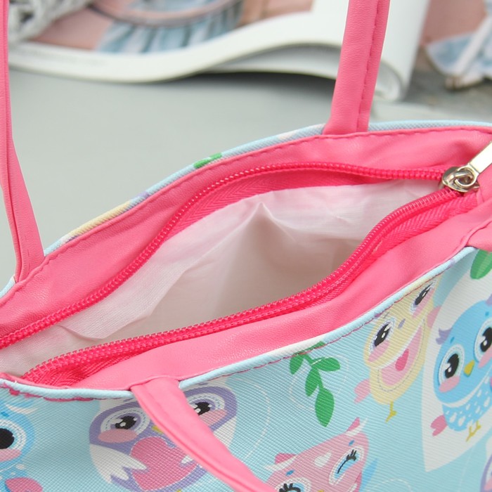 Сумка детская "Совушки" 20*16*6см