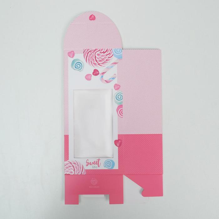 Коробочка для сладостей «Сладкая жизнь», 9 х 19 х 6 см.