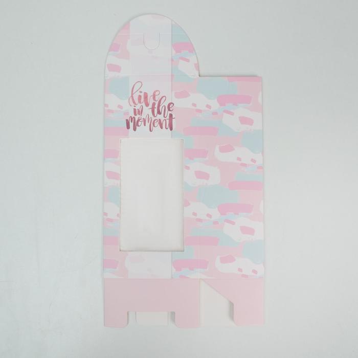 Коробочка для сладостей «Живи моментом», 9 х 19 х 6 см.