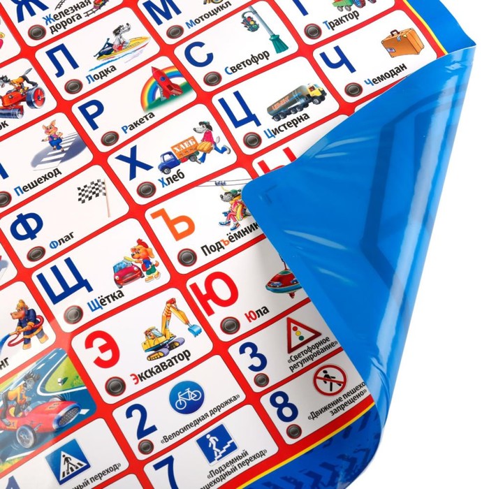 Обучающий плакат «Азбука машинок» в стихах