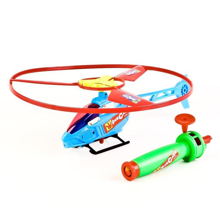 Вертолет "Фиксики" с устройством для запуска 31,5*28,5*4,5 см, блистер