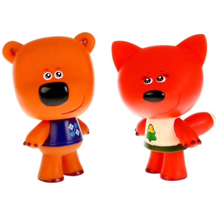 

Игрушка для ванной «Мимимишки. Лисичка и Кеша», в сетке