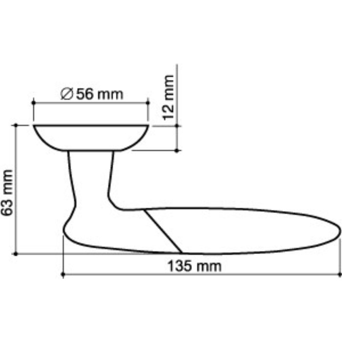 Ручка раздельная Armadillo Sfera LD55-1SG/GP-4, цвет матовое золото/золото