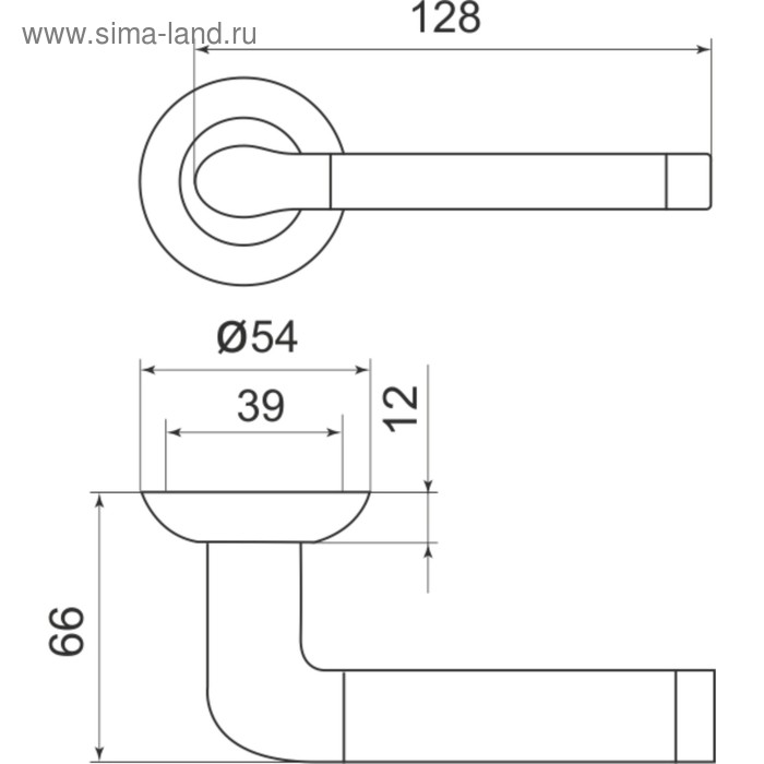 

Ручка раздельная Armadillo Stella LD28-1SN/CP-3 TECH, кв. 8x140 мм, цвет матовый хром