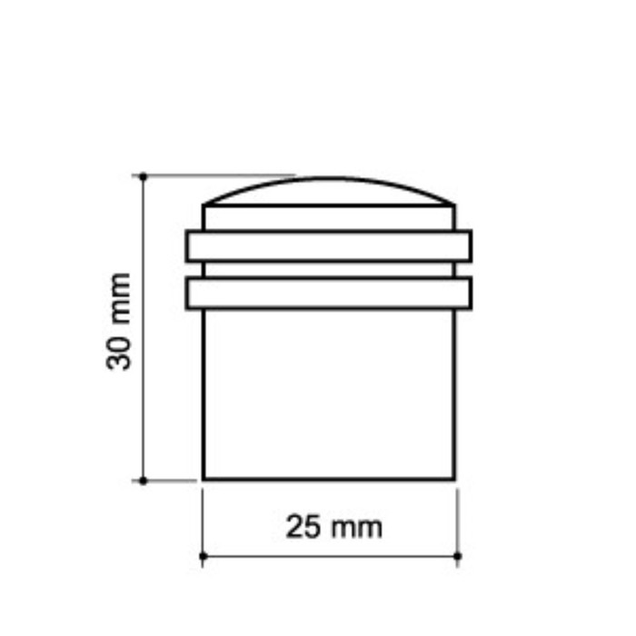 Упор дверной Armadillo DH062ZA AB, цвет бронза