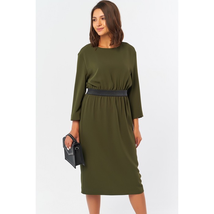 Платье женское, размер 40, цвет зелёный