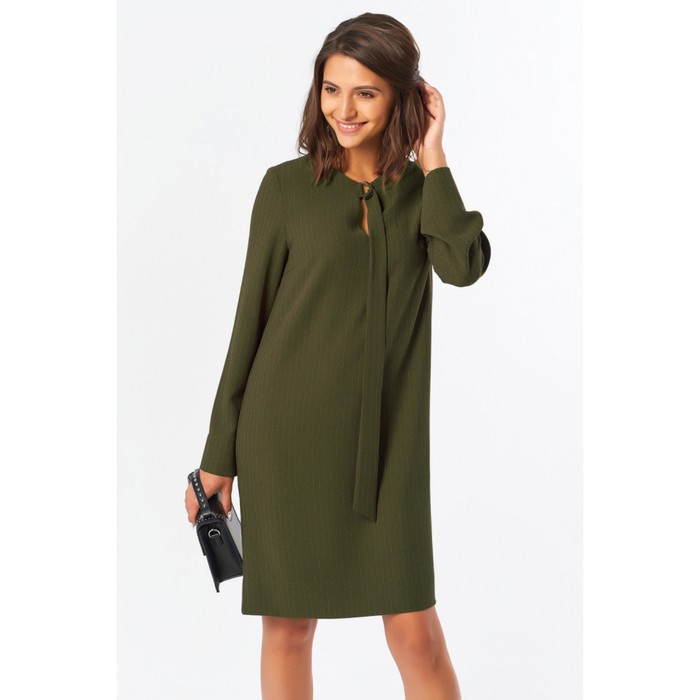 Платье женское, размер 44, цвет зелёный