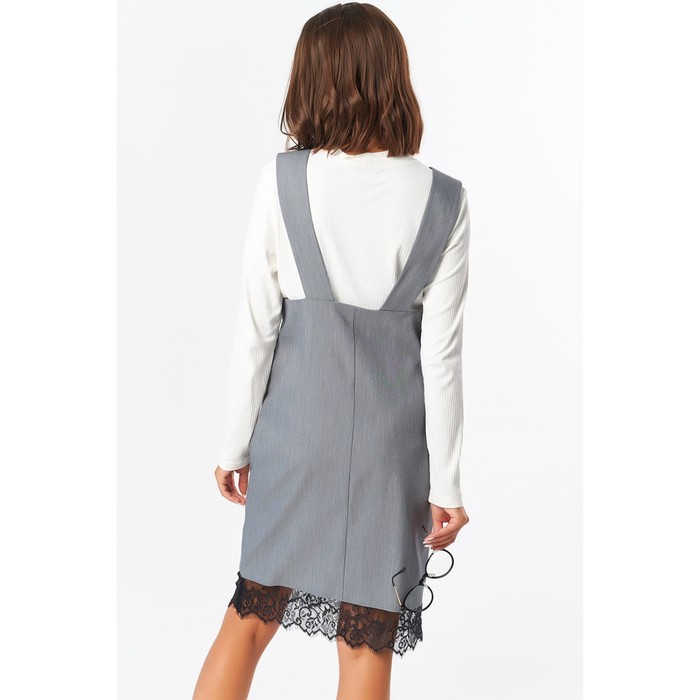 Сарафан женский, размер 44, цвет серый