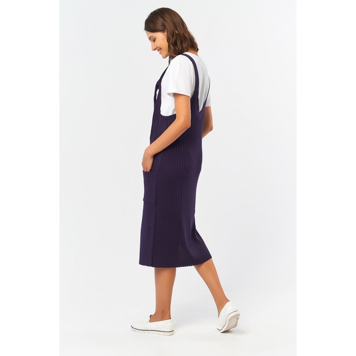 Сарафан женский, размер 46, цвет чернильный