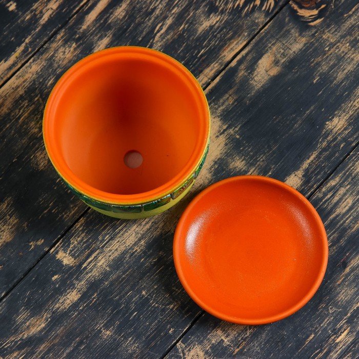 Горшок цветочный Папоротник фундук №1, 0,6 л