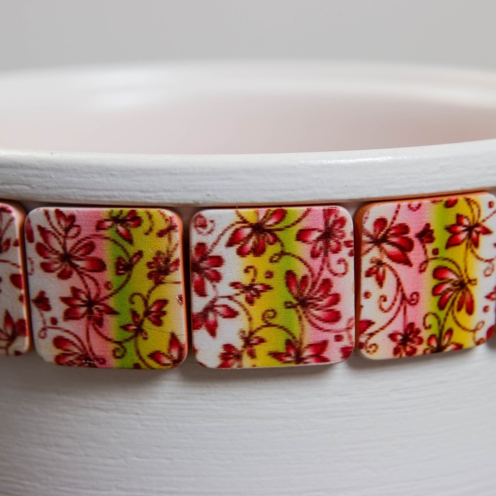 Горшок цветочный Вязь сирень фундук №2, 1,2 л