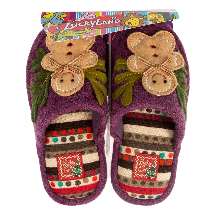 Тапочки детские 2669 K-LMC-W, цвет фиолетовый, размер 31