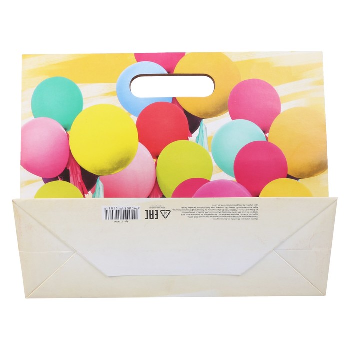 Пакет подарочный «С Днем Рождения!», 26 × 32 × 12 см