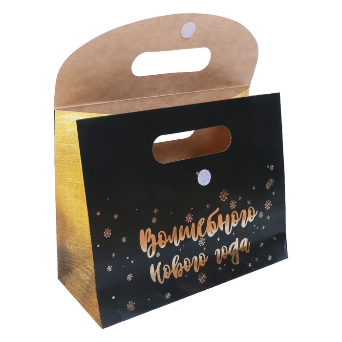 Пакет подарочный «Волшебного Нового Года», 16 × 12 × 6 см