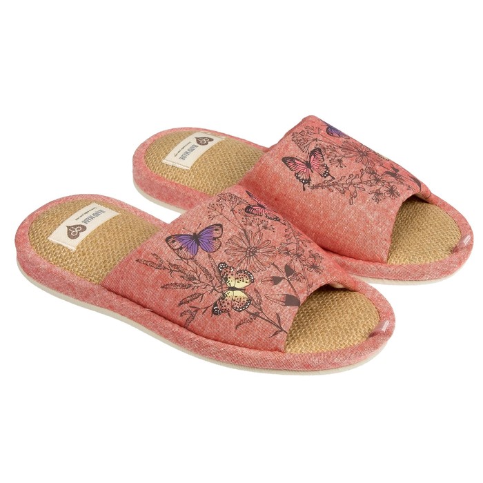 Тапочки женские 2891 W-LMO-S, цвет красный, размер 37